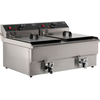 Image de Friteuse Professionnelle Électrique - 2 X 10 Litres - Vidange - 2 X 5 Kw - Combisteel