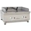 Image de Frytop À Gaz En Acier Chromé + Barbecue À Gaz 35 Cm - Arilex