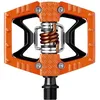 Image de Pédales Kombi CRANKBROTHERS Double Shot Femme orange/schwarz - VTT - Roulement de haute qualité - 395 g