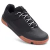 Image de Crank Brothers Mixte Dentelle Tampon Chaussures de Cyclisme - Gomme Noire et argentée