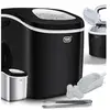 Image de Tom machine à glaçons noir appareil préparation de glace 12 kg/24 h réservoir 1,3l led inclus panier et pelle à glace