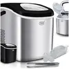 Image de Tom machine à glaçons argent appareil préparation de glace 12 kg/24 h réservoir 1,3l led inclus panier et pelle à glace