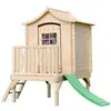 Image de Maisonnette bois avec toboggan timbela m550a M550A