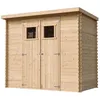 Image de Abri de jardin en bois 2.63 m² TIMBELA - Ep. 19 mm - 239x142 cm - Plancher NON inclus - Timbela M310