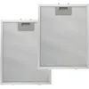 Image de 2 Pièces 5 Couches Filtre pour Hotte Aspirantes 320mmx260mm Filtre de Hotte Universel en Aluminium Filtre à Graisse Métallique