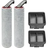 Image de Brosse à rouleau + filtre accessoires pour Mova M10 aspirateur sec et humide pièces de rechange 2 rouleaux de brosse + 2 filtres