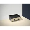 Image de Plancha Gaz Inox 2 brûleurs - Plaque Lisse 14 mm - 600 x 455 mm - By Pinha