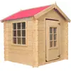 Image de Maison en bois pour enfants toit bleu M570R-1