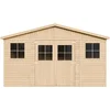 Image de Abri De Jardin En Bois 12 M² - Avec Sol Imprégné   H246 X 418 X 320 Cm - M331+m331g
