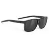 Image de Lunettes Rudy Project Overlap noir brillant avec verres RP Optics Smoke noir