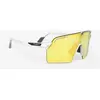 Image de Lunettes Rudy Project Spinshield Pro blanches avec verres miroir or
