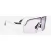 Image de Lunettes Rudy Project Spinshield Pro Impactx blanches avec verres lilas transparents