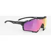Image de Lunettes Rudy Project Cutline noires avec verres miroir rose