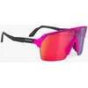Image de Lunettes Rudy Project Spinshield Air rose fluo noir avec verres RP Optics Multilaser rouge