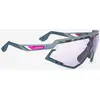 Image de Lunettes Rudy Project Defender gris rose avec verre ImpactX Photochromic 2 Laser lilas