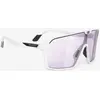 Image de Lunettes Rudy Project Spinshield blanc mat avec verre ImpactX Photochromic 2 Laser lilas
