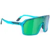 Image de Lunettes Rudy Project Spinshield bleu clair avec verre RP Optics Multilaser vert.