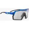 Image de Lunettes Rudy Project Kelion bleues avec verres ImpactX Photochromic 2 Laser noirs.