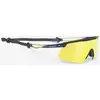Image de Lunettes Rudy Project Turbolence noir foncé jaune lentille polarisée 3fx HDR multilaser jaune