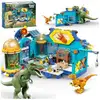 Image de Jeu de construction 2 en 1 dinocenter 837 pieces avec led et 2 dinos articulés 151498_AABGC68411_6_DROPFR