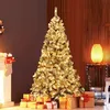 Image de GOPLUS 225CM Sapin de Noël Lumineux-1010 Branches+450 LED-Effet de Neige Réaliste Floqué-Ouverture Automatique-Base en Fer