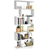 Image de Bibliothèque/étagère De Rangement À 6 Niveaux-80x23x191 Cm