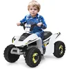 Image de Quad Buggy Electrique Pour Enfant 6 V 4,5 Km-h Max. Voiture Pour Enfants De 3ans+ Blanc
