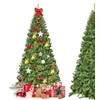Image de Sapin de Noël Artificiel 230CM COSTWAY - Ouverture Automatique des Branches - Support en Métal - 1346 Branches - Décoration de Fête