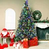 Image de GOPLUS Sapin de Noël Lumineux 180CM350 LED11 Modes dEclairage-1000 Branches Artificiel Réaliste en PVC Ignifugé Décoration Noël