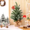 Image de Sapin De Noël Miniature 50cm Branches Recouvertes
