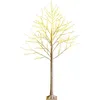 Image de Arbre De Noël Bouleau Blanc Chaud Artificiel 180cm