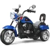 Image de Costway Moto Électrique 6v Pour Enfants Scooter Avec 3 Roues Effet Sonore Et Lumineux, 3km/h Max, 3 Ans Bleu