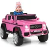 Image de Voiture Électrique 12v Pour Enfants 3-8 Ans, Avec Télécommande 2.4g Rose
