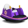 Image de COSTWAY Auto Tamponneuse Électrique 360° 6V/4.5Ah pour Enfants 2-5 Ans Télécommande 24 G2 Moteurs Effet Sonore et Lumineux