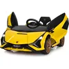 Image de Voiture De Sport Électrique 12v Pour Enfants 3-8ans, 2 Portes Papillons