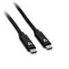 Image de Câble USB-C V7 V7UCC-2M-BLK-1E - Noir - 2m - Synchronisation et charge - Garantie 2 ans