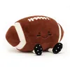 Image de Jouet en peluche - Amuseable Sports - American Football - Marron - 28 cm x 25 cm - Mixte