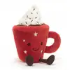 Image de Peluche Jellycat Amuseable 19 X 9 Cm Rouge 100% Polyester