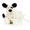 Image de Doudou Chien Noir Et Crème Bashful