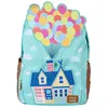 Image de Sac à dos enfant - LOUNGEFLY - Disney Pixar UP - Bleu/marron - Nylon - Bretelles réglables