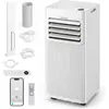 Image de Climatiseur Mobile 7000BTU 21kW Wifi R290 COSTWAY-RefroidissementDéshumidificateurVentilateurMode Veille-Kit Fenêtre-325 