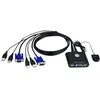 Image de ATEN CS22U - Commutateur KVM - 2 x KVM port(s) - 1 utilisateur local - de bureau en occasion ou reconditionné