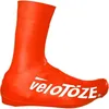 Image de Couvre-chaussures de vélo Road 2.0 veloToze - Rouge - Pour route - Respirant - Mixte