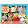 Image de Coffret 6 Marionnettes Safari Melissa & Doug