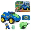 Image de Véhicule rc paw patrol dino mission tow and dash chase avec remorque détachable et effets lumineux 6076166