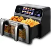 Image de Friteuse sans huile - BAZARLAND30 - Double cuve 9L - 2200W - 10 programmes automatiques