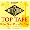 Image de Jeu de cordes pour guitare électrique - ROTOSOUND - Filet plat Monel - 6 cordes - Tirant moyen 12-16-24w-32-42-52
