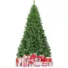 Image de Sapin De Noël Artificiel 225cm, Aiguilles En Pvc Avec 1346 Branches Pied Métallique Solide