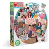 Image de Puzzle 500 Pièces Eeboo Rond Marche Pour Le Climat