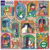 Image de Puzzle 1000 Pièces Eeboo Cats In Windows